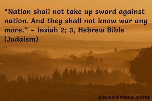 Peace-Quotes-They-Shall-Not-Know-War-Anymore-Hebrew-Bible-01a-AwakeFree.com